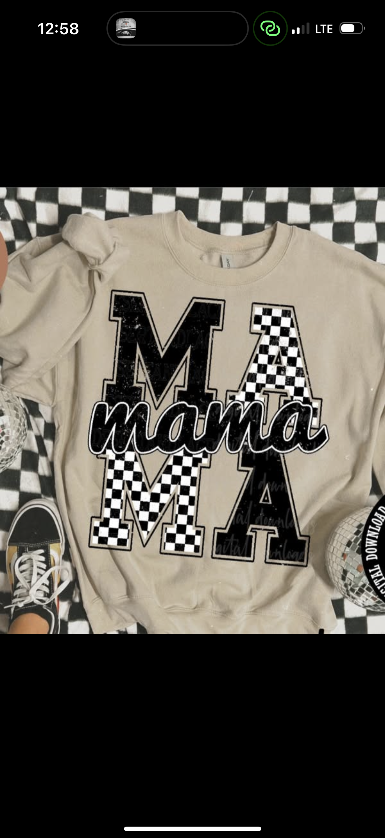 Mama checkered