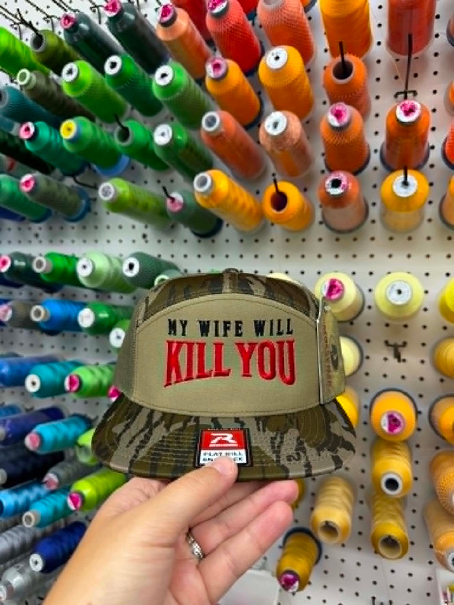 My wife will kill you