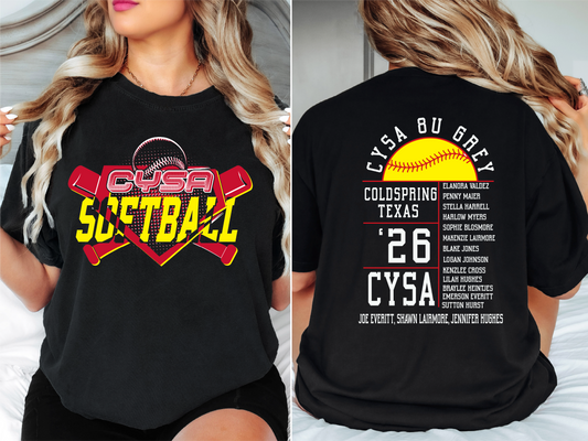 Cysa 8u grey softball