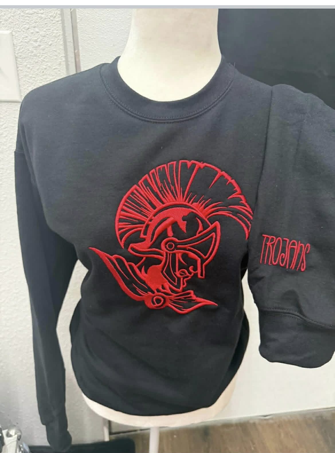 Trojan Big chest sweatshirt(embroidery)
