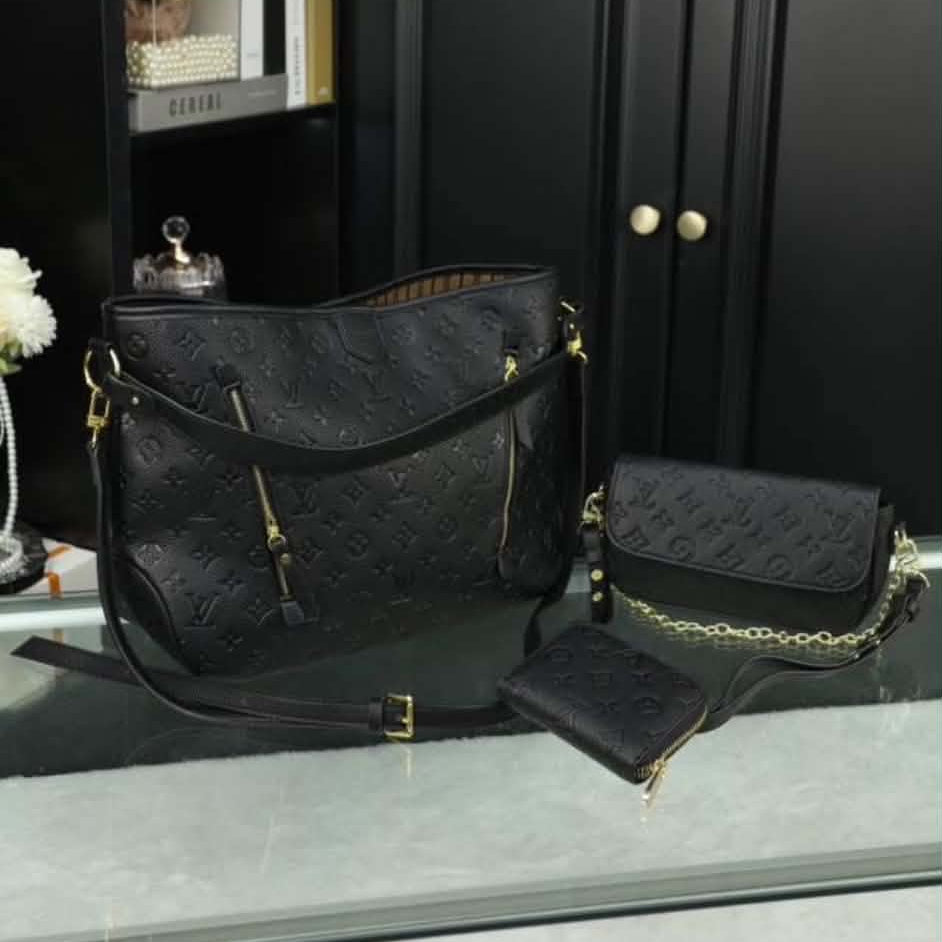 Lv Purse whole black set