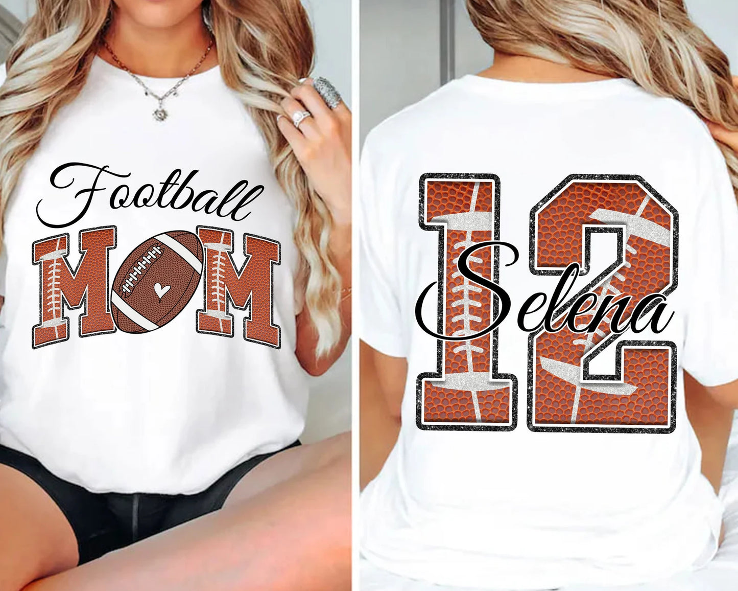 Custom football mom