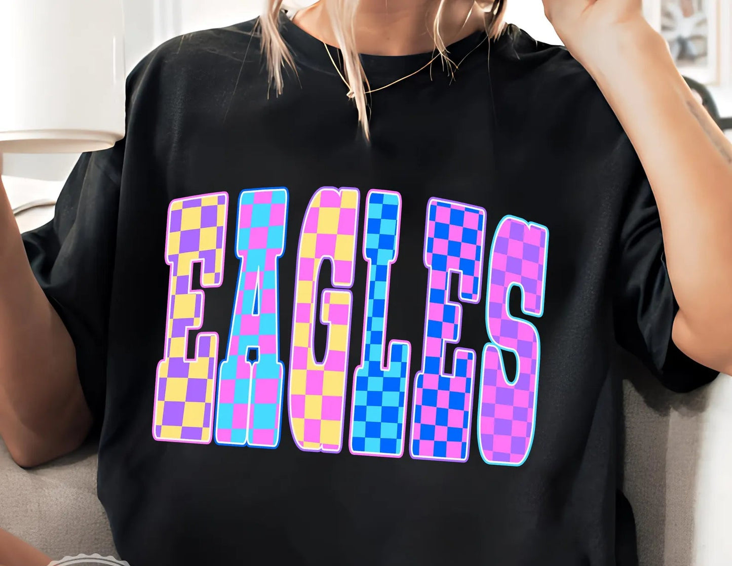 Eagles RETRO CHECKER