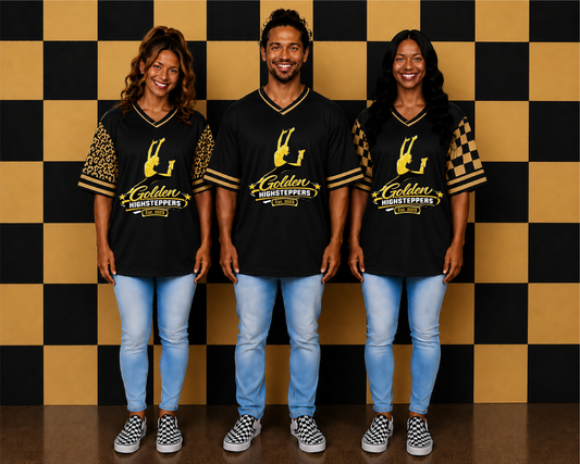 Golden high steppers football style