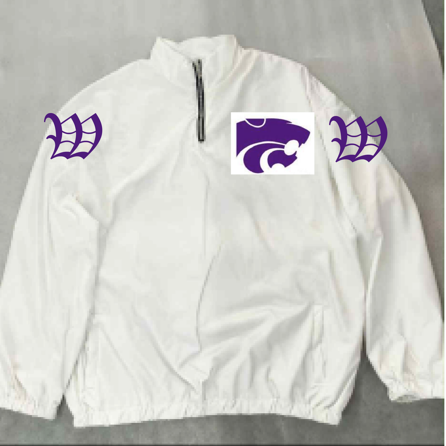Wildcats quarter zipper ( not true mock up Temp)